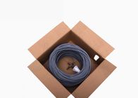 Al Foil Shiled Cat6 UTP Lan Cable 0.58mm Solid Copper 550Mzh PVC LSZH Jacket
