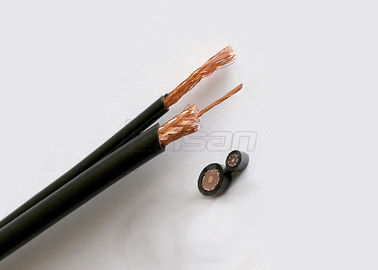 RG59+2C 0.05mm FPE CCS Coaxial TV Cable For CCTV System