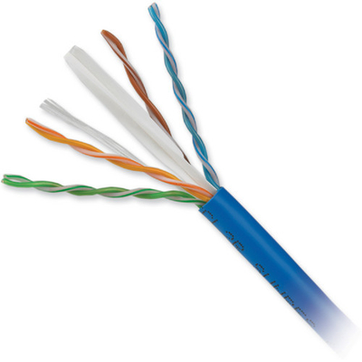Pure Copper Cat6 UTP Lan Cable 23AWG HDPE Insulation PVC Jacket
